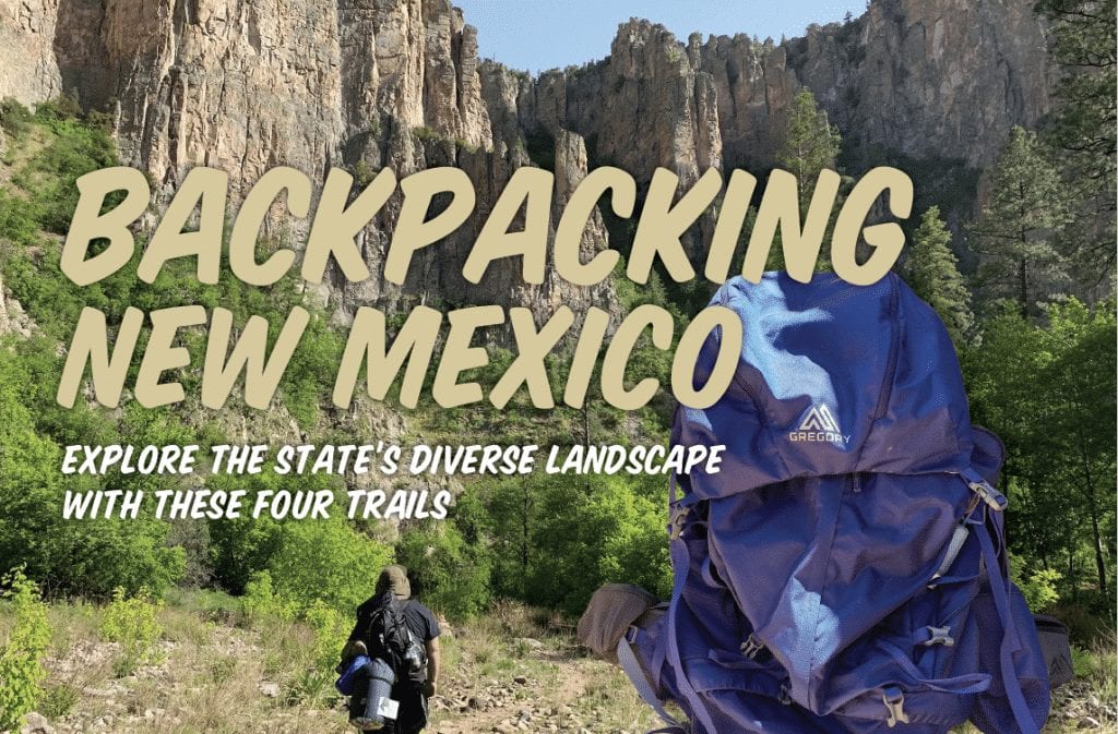 backpacking Santa Fe New Mexico
