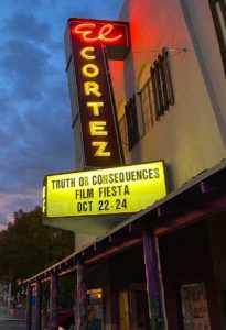 Exterior of El Cortez Movie Theatre, T or C