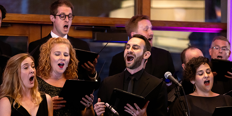 Professional singers of Santa Fe Desert Chorale.