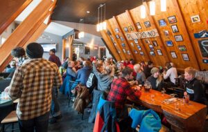 Party hardy at the famed Griz Bar in Fernie, rockin’ apres ski since 1961. Photo courtesy FAR.