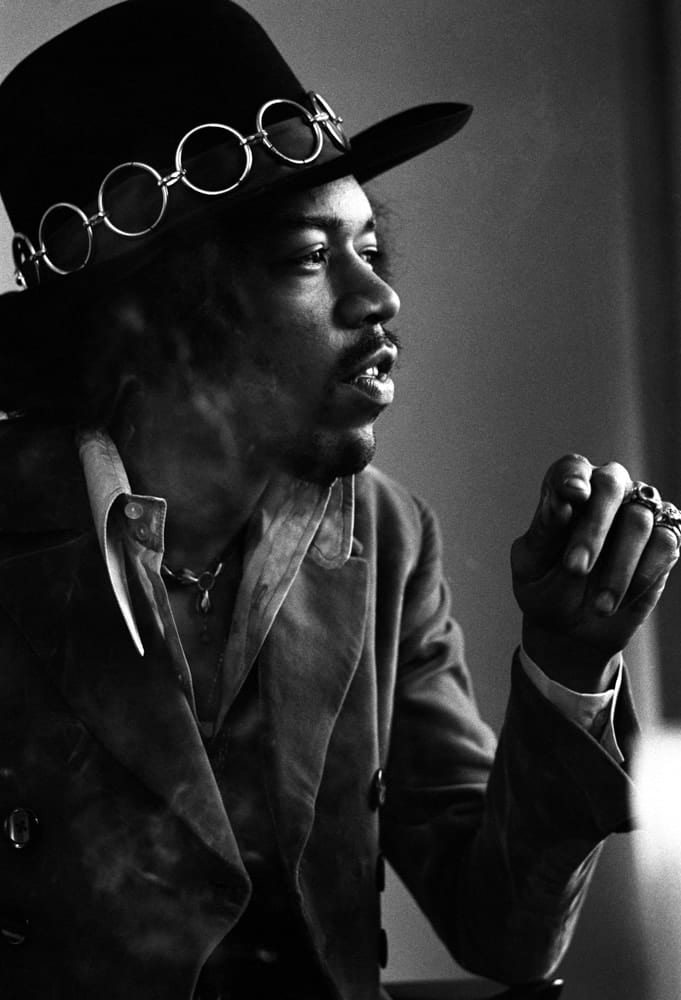 Jimi Hendrix by BAron Wolman