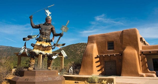 museum hill in Santa Fe New Mexico