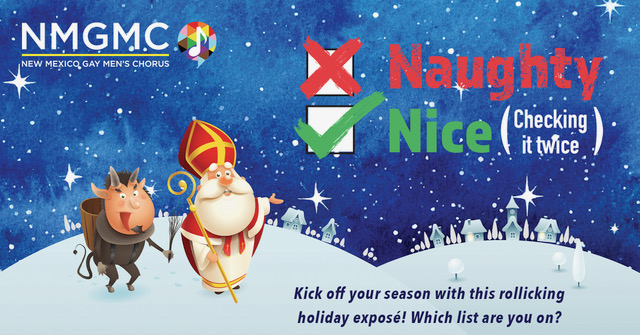 Naughty or Nice Checking it Twice. NMGMC