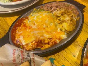 Huevos rancheros at Posa's in Santa Fe.