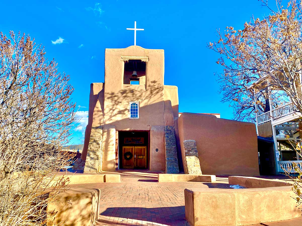 Exterior of San Miguel Chapel.