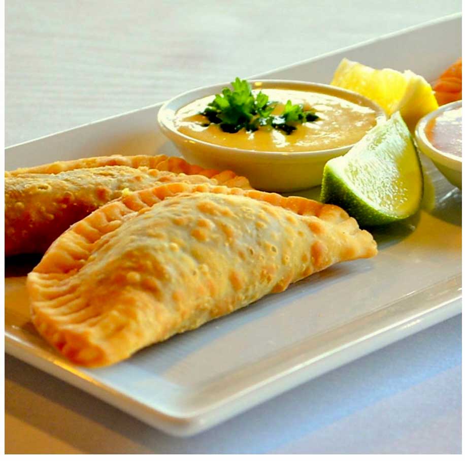 Empanadas from Savor Peruanos in Santa Fe.