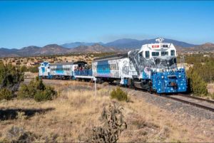 Sky Railway engine and train