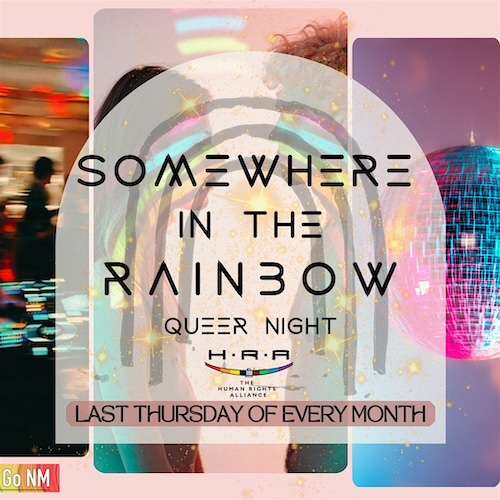 Somewhere In the Rainbow Queer Night flyer