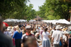 Overview of Indian Market, which brings together hundreds of Native American artists.