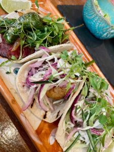 Taco plate at Inn of the Anasazi.