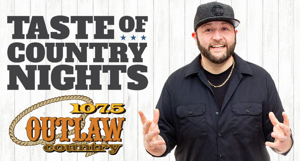 Taste of Country Nights graphic with Evan