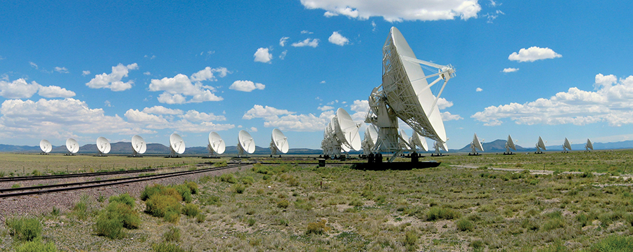 Very Large Array (VLA) during the day.