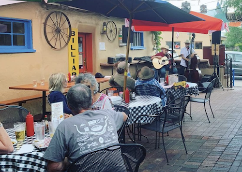 Cowgirl outdoor show.