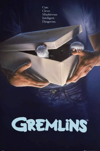 Gremlins film poster.