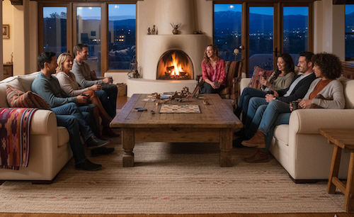 Interior image of a Santa Fe Home