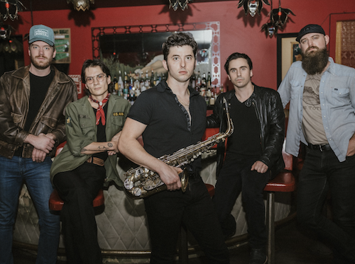 NIK PARR & THE SELFLESS LOVERS band portrait.