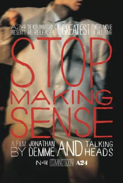 Stop Making Sense film poster.